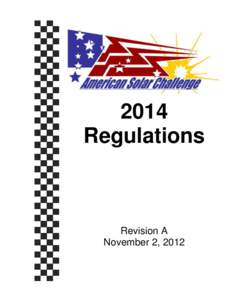 2014 Regulations Revision A November 2, 2012