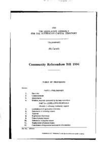 1994 THE LEGISLATIVE ASSEMBLY FOR THE AUSTRALIAN CAPITAL TERRITORY (As presented) (Ms Carnell)
