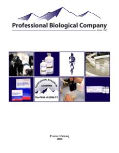 Professional Biological Company  SIO ES  NAL BIOL