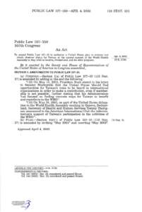 PUBLIC LAW[removed]—APR. 4, [removed]STAT. 121 Public Law[removed]107th Congress