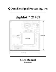 Danville Signal Processing, Inc.  dspblok™ 21489 USB  FLASH