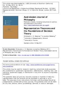 This article was downloaded by: [USC University of Southern California] On: 22 May 2012, At: 08:24 Publisher: Routledge Informa Ltd Registered in England and Wales Registered Number: Registered office: Mortimer H