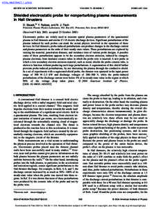 REVIEW OF SCIENTIFIC INSTRUMENTS  VOLUME 75, NUMBER 2 FEBRUARY 2004