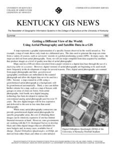 UNIVERSITY OF KENTUCKY COLLEGE OF AGRICULTURE LEXINGTON, KY[removed]COOPERATIVE EXTENSION SERVICE