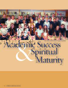 &  Academic Success Spiritual Maturity 12
