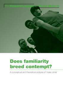 Does familiarity breed contempt? A conceptual and theoretical analysis of ‘mate crime’ Does familiarity breed contempt?