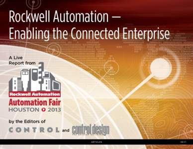 Rockwell Automation — Enabling the Connected Enterprise A Live Report from  by the Editors of