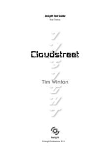 Insight Text Guide Roie Thomas Cloudstreet Tim Winton