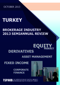 OCTOBER[removed]TURKEY BROKERAGE INDUSTRY 2013 SEMIANNUAL REVIEW