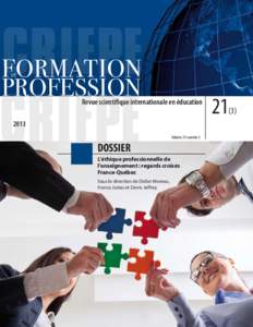 FORMATION PROFESSION et Revue scientifique internationale en éducation
