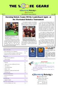 ngineering For Kids!  Issue VI Storming Robots’ Student Publication