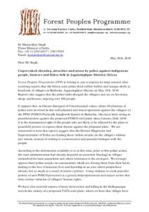 Microsoft Word - Urgent Action Letter Orissa May 18th[removed]Manmohan2