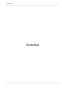 The Waf Book i The Waf Book  The Waf Book