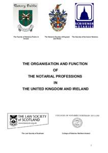 The Organisation and Function of the Profession