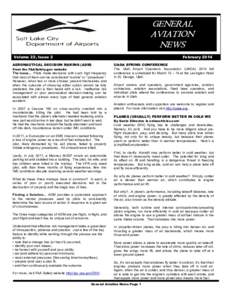 GENERAL AVIATION NEWS Volume 22, Issue 2  February 2014