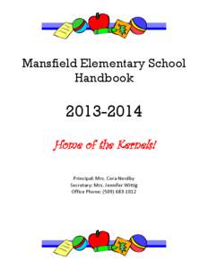Mansfield Elementary School Handbook