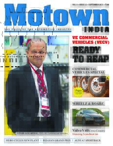 Motown VOL-3 • ISSUE-12 • SEPTEMBER 2013 • 100 INDIA  THE PULSE OF THE AUTOMOTIVE INDUSTRY