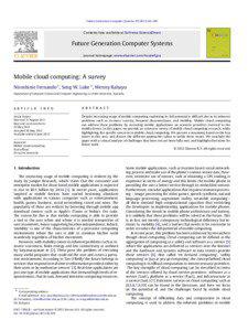 Future Generation Computer Systems[removed]–106  Contents lists available at SciVerse ScienceDirect