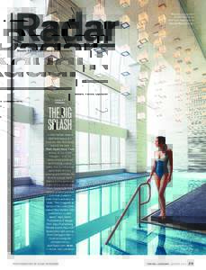 Radar  The swimming pool at the Park Hyatt New York. Swimsuit by Zero & Maria Cornejo.