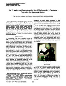 An Experimental Evaluation of a Novel Minimum-Jerk Cartesian Controller for Humanoid Robots