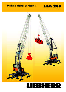 Mobile Harbour Crane  LHM 280 Main dimensions Bulk operation