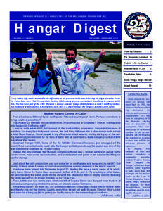 THE HANGAR DIGEST IS A PUBLICATION OF TH E AMC MUSEUM FOUNDATION INC.  Hangar Digest VOLUME 11, ISSUE 4  OCTOBER – DECEMBER 2011