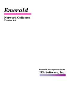 Emerald Network Collector Version 4.0 Emerald Management Suite