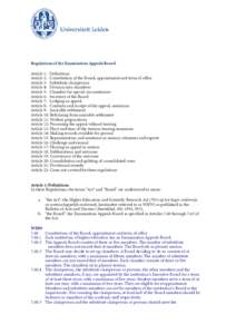 Microsoft Word - Regulations Examinations Appeals Board.doc
