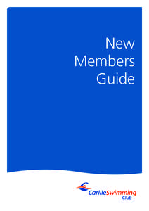 New Members Guide Contents Welcome	3