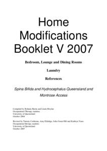 Home Modifications Booklet V 2007
