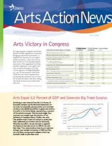 ArtsActionNews The Newsletter of Americans for the Arts Action Fund Vol. I 2014