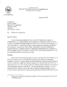 Division of Trading and Markets No-Action Letter: MarketAxess Corporation