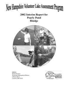 2002 Interim Report for Pearly Pond Rindge NHDES Water Division