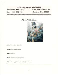 Jay Moynahan Galleries 3708 South Custer Rd. Spokane 1[IAphone 5O9 443-L282