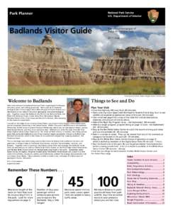 Park Planner  National Park Service U.S. Department of Interior  Badlands Visitor Guide