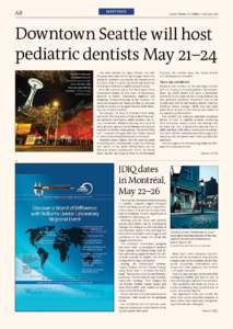 MEETINGS  A8 Dental Tribune U.S. Edition | February 2015