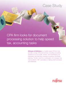 Gillespie & McMahon and Paperless Tax Preparation - fi-6130 & fi-6140 Scanners - Fujitsu Case Study