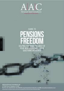 GUIDE TO  FINANCIAL GUIDE PensionS FREEDOM