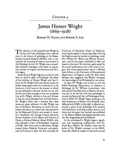 Chapter   James Homer Wright (1869–1928) Robert H. Young and Robert E. Lee