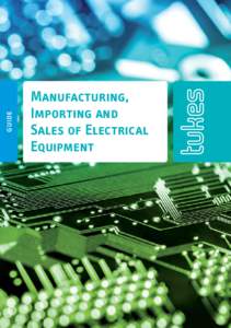 guide  Manufacturing, Importing and Sales of Electrical Equipment