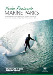 Marine park / Spencer Gulf / Yorke Peninsula / Edithburgh / Port Phillip / Investigator Strait / Protected areas of South Australia