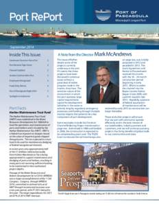 Port RePort  Mississippi’s Largest Port September August