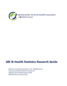 GIS and Health Statistics Research Guide
