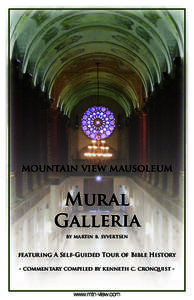 mountain view mausoleum  Mural Galleria by martin b. syvertsen