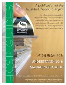 A Guide to Understanding & Managing Fatigue