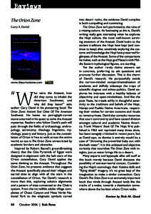 Reviews The Orion Zone Gary A. David www.theorionzone.com