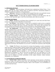 Microsoft Word - IFTA International Multiple Rights Distribution Agreement.doc