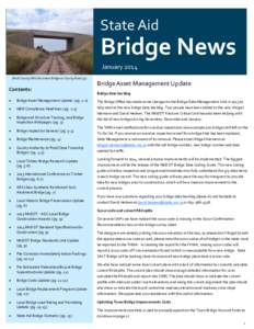 State Aid  Bridge News January[removed]Rock County GRS Abutment Bridge on County Road 55)