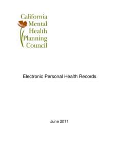 Electronic Personal Health Records