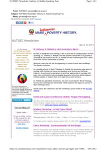 NATSIEC newsletter March 2011